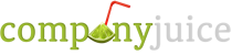 Company Juice Lime with a Straw Logo