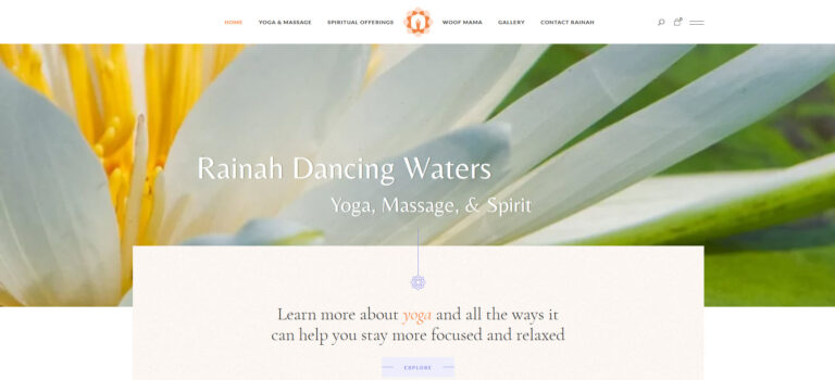 Rainah Dancing Waters Yoga