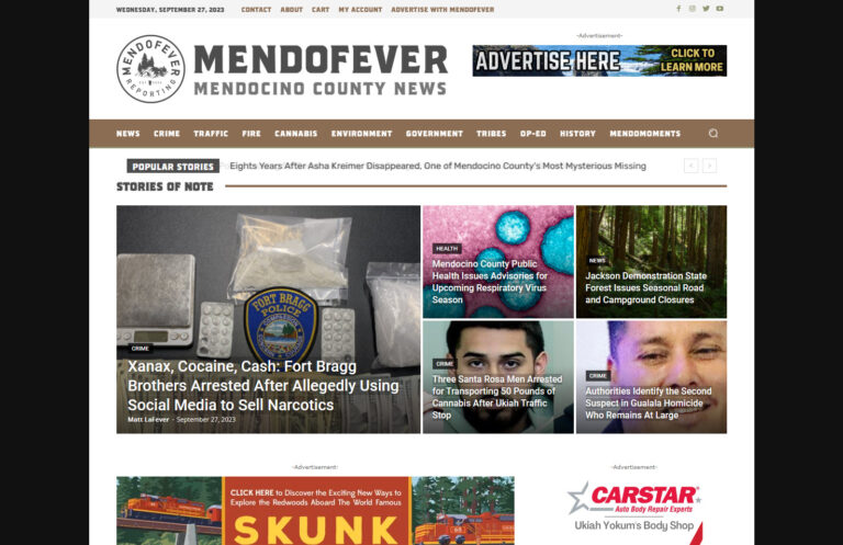 MendoFever – Mendocino County News